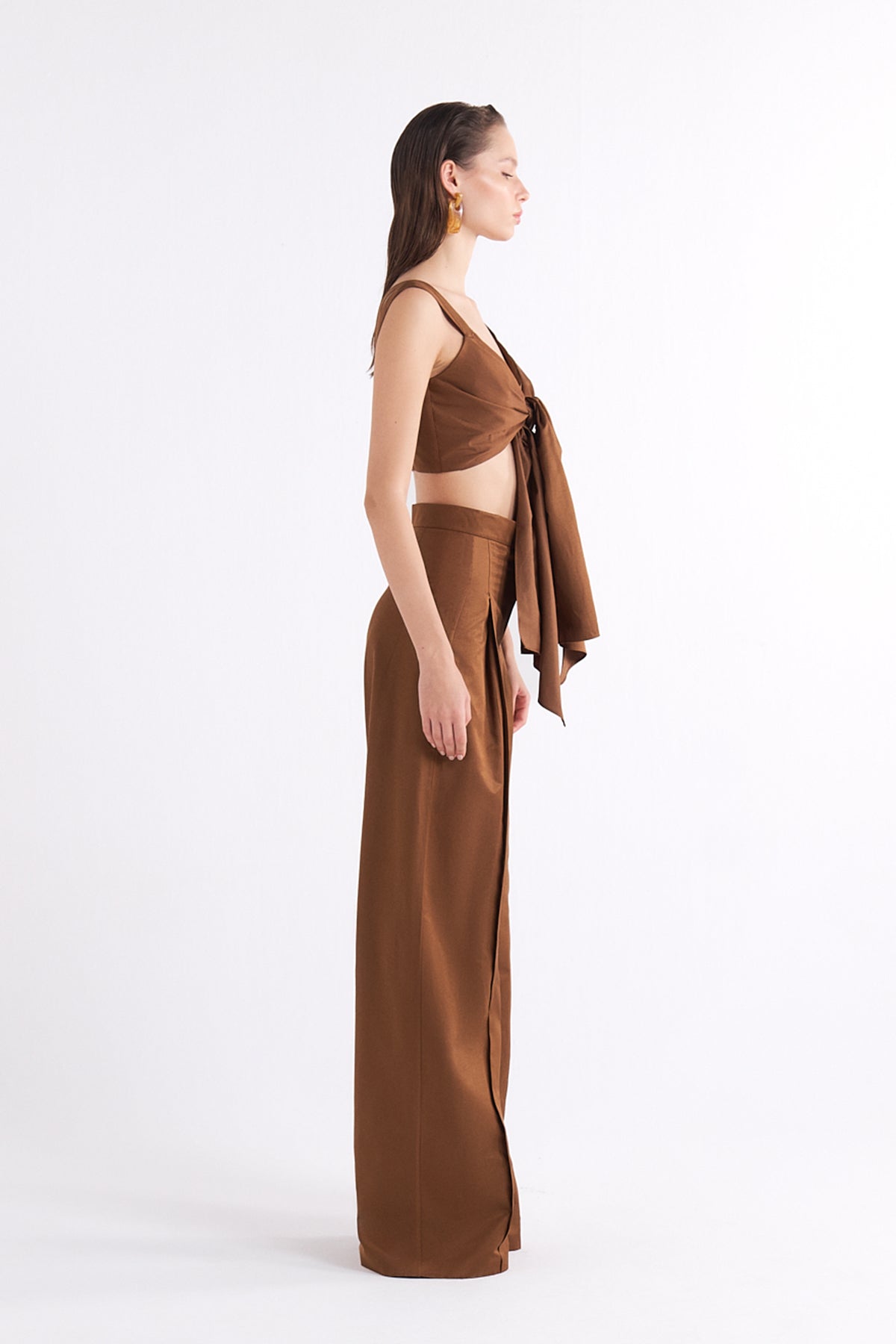 IRISA KNOT-DETAYLI CROP TOP