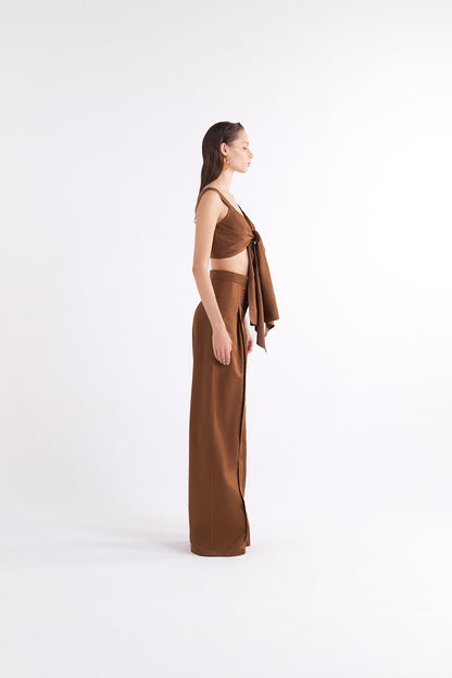 IRISA KNOT-DETAIL CROP TOP
