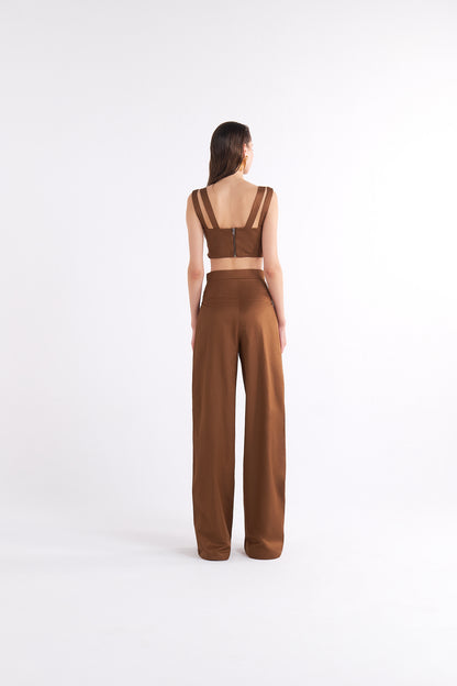 IRISA KNOT-DETAIL CROP TOP